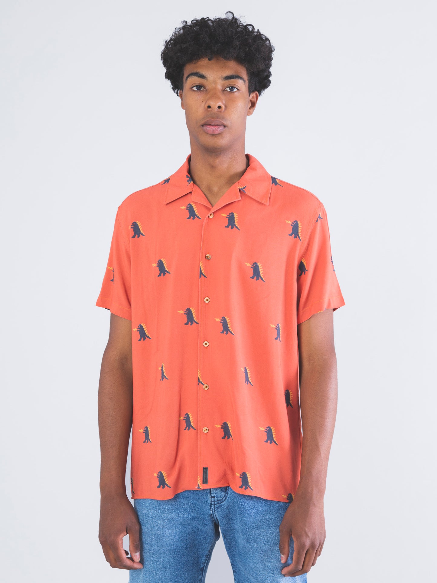 CAMISA DE HOMBRE CALYPSO RED GODZILLA