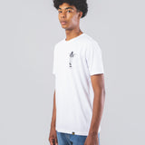 UNISEX WHITE VOYEUR ORGANIC COTTON T-SHIRT