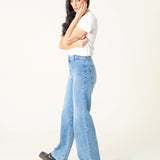 WIDE LEG LUPE LIGHT BLUE