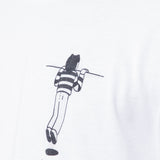 UNISEX WHITE VOYEUR ORGANIC COTTON T-SHIRT