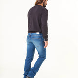 PANTALONES VAQUEROS SLIM DE HOMBRE FLAMINGO USED BLUE