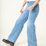 WIDE LEG LUPE LIGHT BLUE