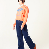 WIDE LEG LUPE RAW BLUE
