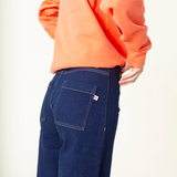WIDE LEG LUPE RAW BLUE
