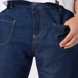 BERMUDAS VAQUERAS DE MUJER MAZZY RAW BLUE