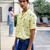CALYPSO YELLOW SUMMER SHIRT