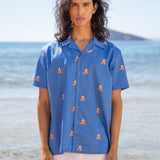 CAMISA CALYPSO BLUE SURF