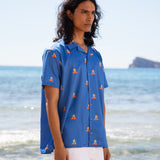 CAMISA CALYPSO BLUE SURF