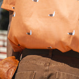 CALYPSO ORANGE SEAGULL SHIRT