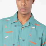 CAMISA DE HOMBRE DE VISCOSA CALYPSO VOLCANES