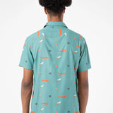 CAMISA DE HOMBRE DE VISCOSA CALYPSO VOLCANES