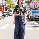 CAMISA OVERSIZE DE MUJER  HARVEY TROPICAL