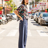 CAMISA OVERSIZE DE MUJER  HARVEY TROPICAL