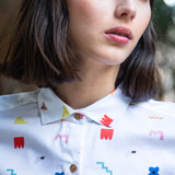 LUCINDA WHITE ICON WOMEN'S REGULAR SHIRT