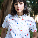 LUCINDA WHITE ICON WOMEN'S REGULAR SHIRT