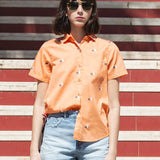 CAMISA REGULAR DE MUJER LUCINDA ORANGE SEAGULL