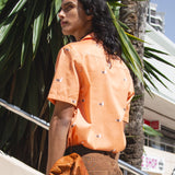 CALYPSO ORANGE SEAGULL SHIRT