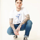 CAMISETA IRON WOMAN BLANCO UNISEX