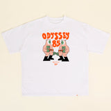 CAMISETA UNISEX OVERSIZE BLANCA ODYSSEY 85
