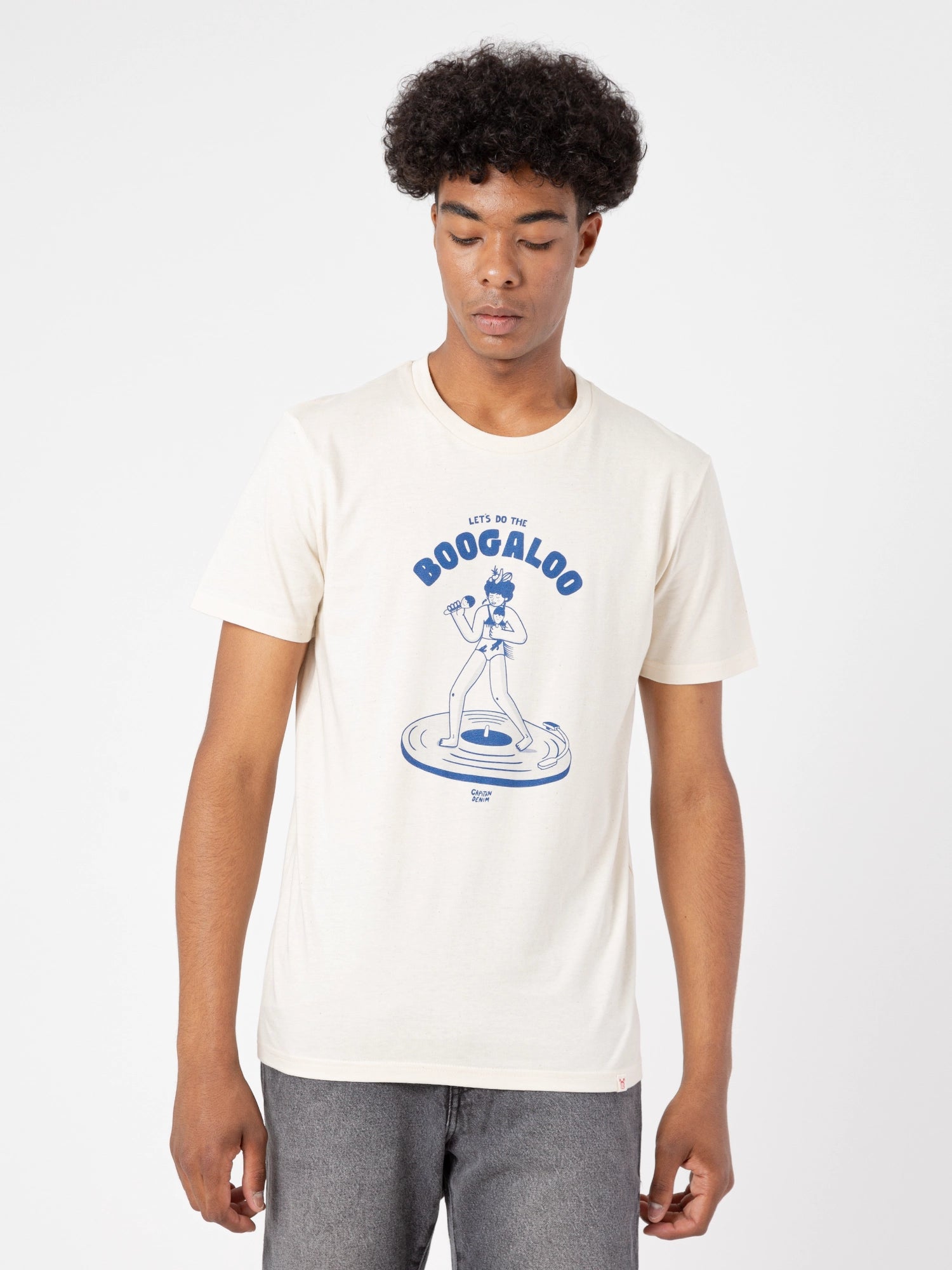 CAMISETA UNISEX DE ALGODON ORGANICO BOOGALOO RAW COTTON