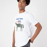 CAMISETA UNISEX DE ALGODÓN ORGÁNICO HARVEST MOON BLANCO
