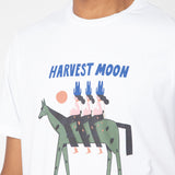 CAMISETA UNISEX DE ALGODÓN ORGÁNICO HARVEST MOON BLANCO