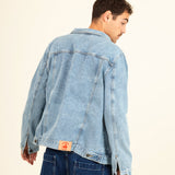GINO LIGHT BLUE MEN'S DENIM JACKET