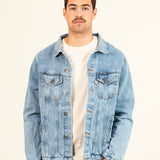 GINO LIGHT BLUE MEN'S DENIM JACKET
