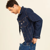 GINO DARK BLUE MEN'S DENIM JACKET