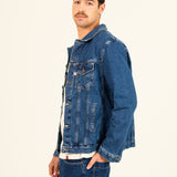 GINO MID BLUE MEN'S DENIM JACKET