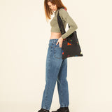 WOMEN'S MOMFIT TULSA MID BLUE ECO JEANS