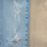 BRUNETA WOMEN'S SLIM JEANS RIPPED SUNNY BLUE