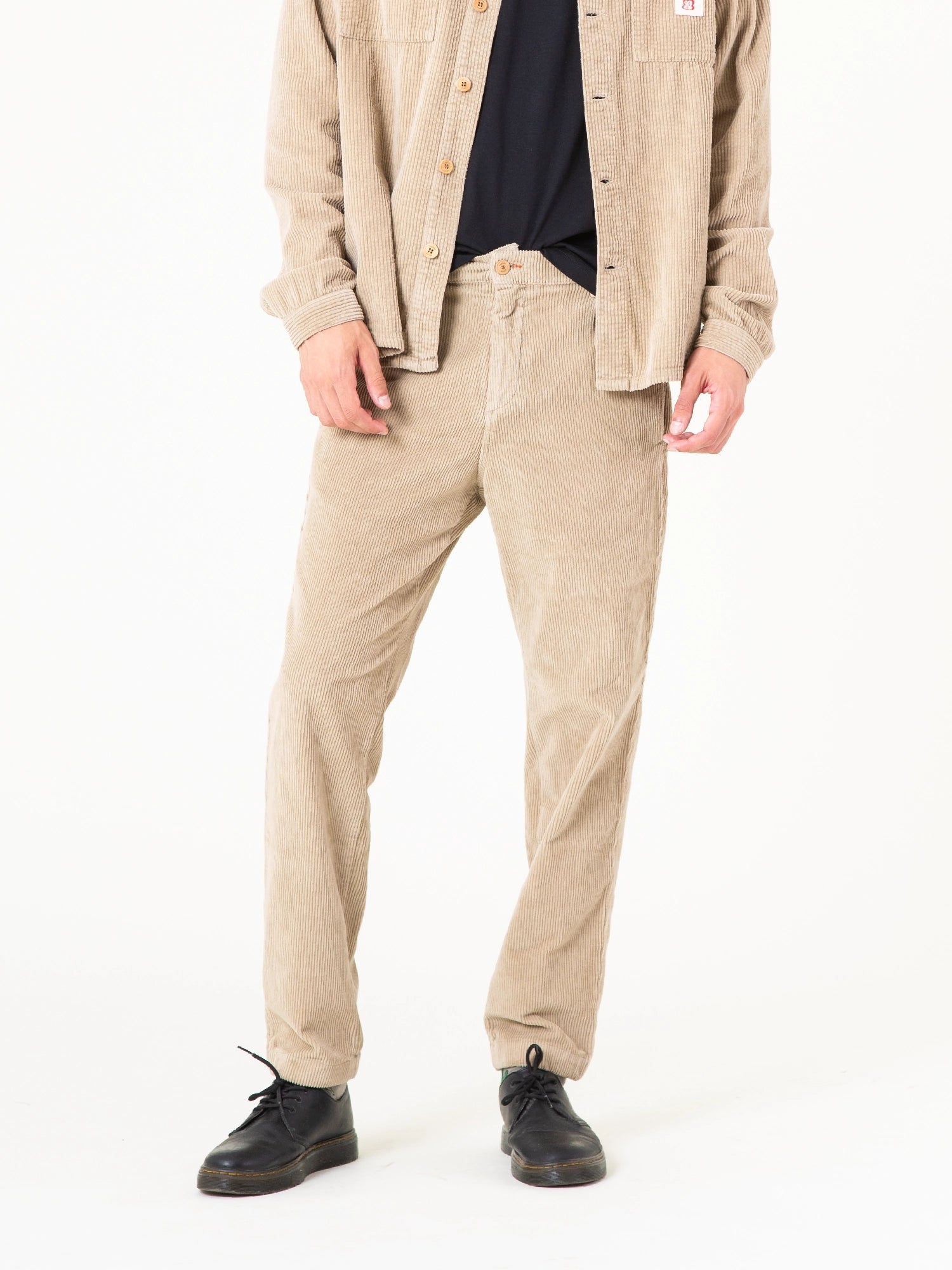 Men's corduroy trousers BONET PANA BEIGE – capitandenim