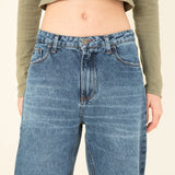 WOMEN'S MOMFIT TULSA MID BLUE ECO JEANS