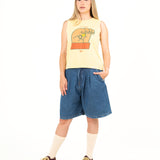 BERMUDAS VAQUERAS DE MUJER SABINE MID BLUE