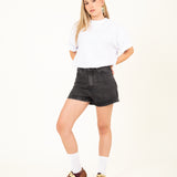 PANTALONES CORTOS DE MUJER MINA DARK GREY