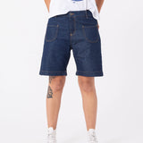 BERMUDAS VAQUERAS DE MUJER MAZZY RAW BLUE
