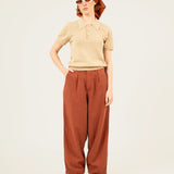 PANTALÓN DE VERANO DE MUJER NARA TERRACOTA