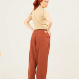 PANTALÓN DE VERANO DE MUJER NARA TERRACOTA