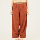 PANTALÓN DE VERANO DE MUJER NARA TERRACOTA