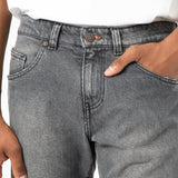 PANTALÓN VAQUERO CORTO DE HOMBRE  JAY VINTAGE GREY