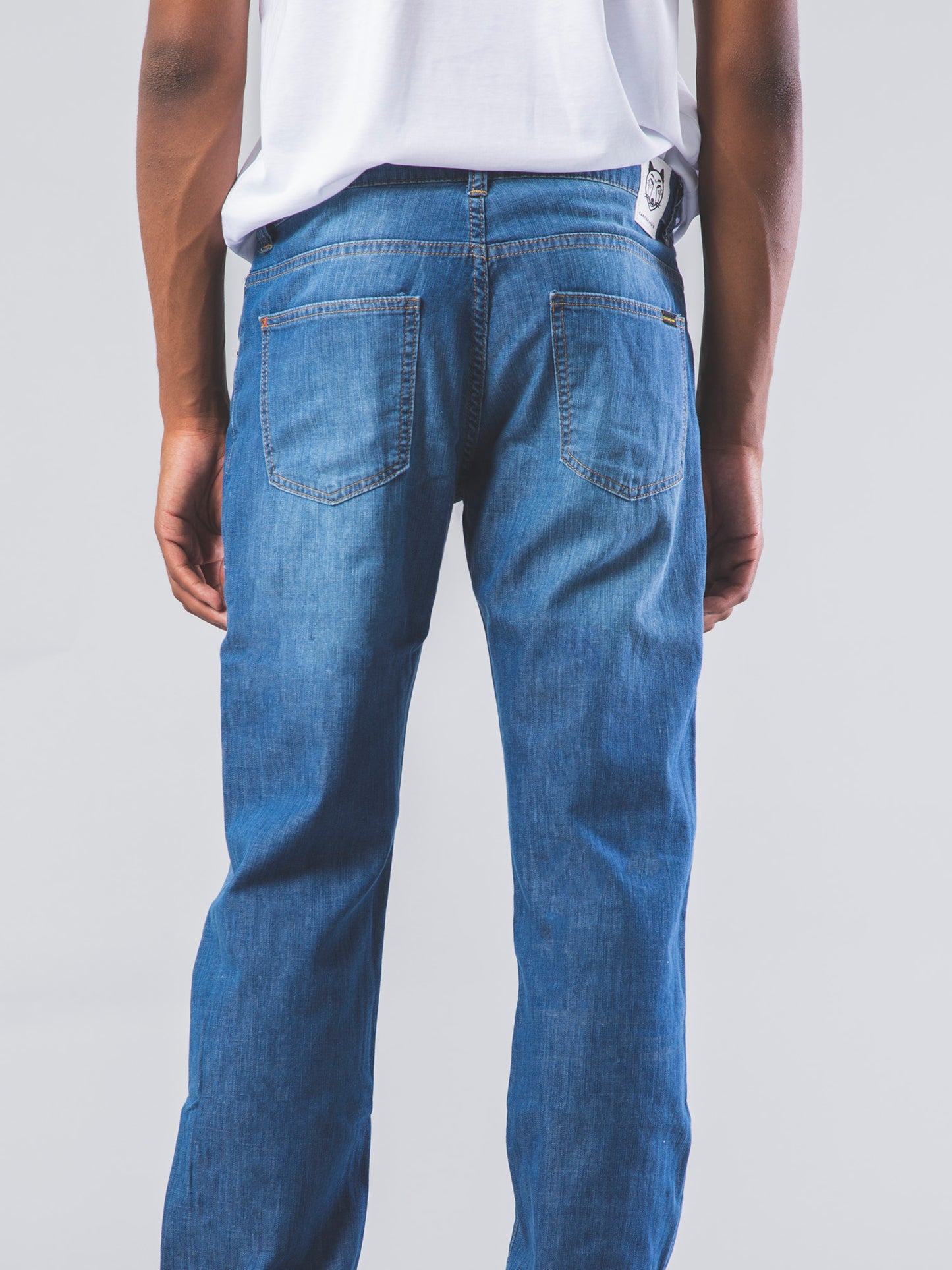 JEANS DE HOMBRE RAY MID USED BLUE LIGHTWEIGHT
