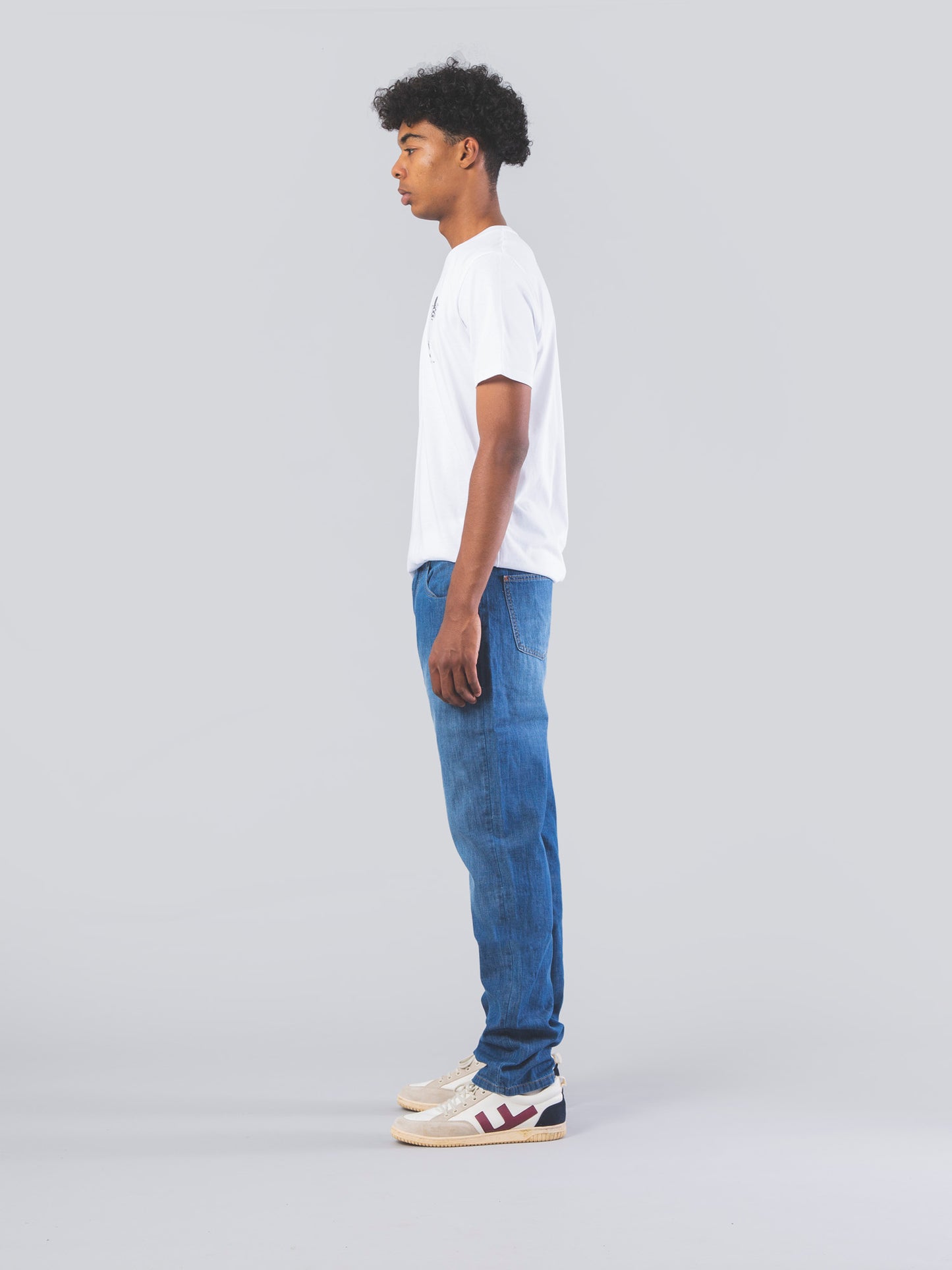JEANS DE HOMBRE RAY MID USED BLUE LIGHTWEIGHT