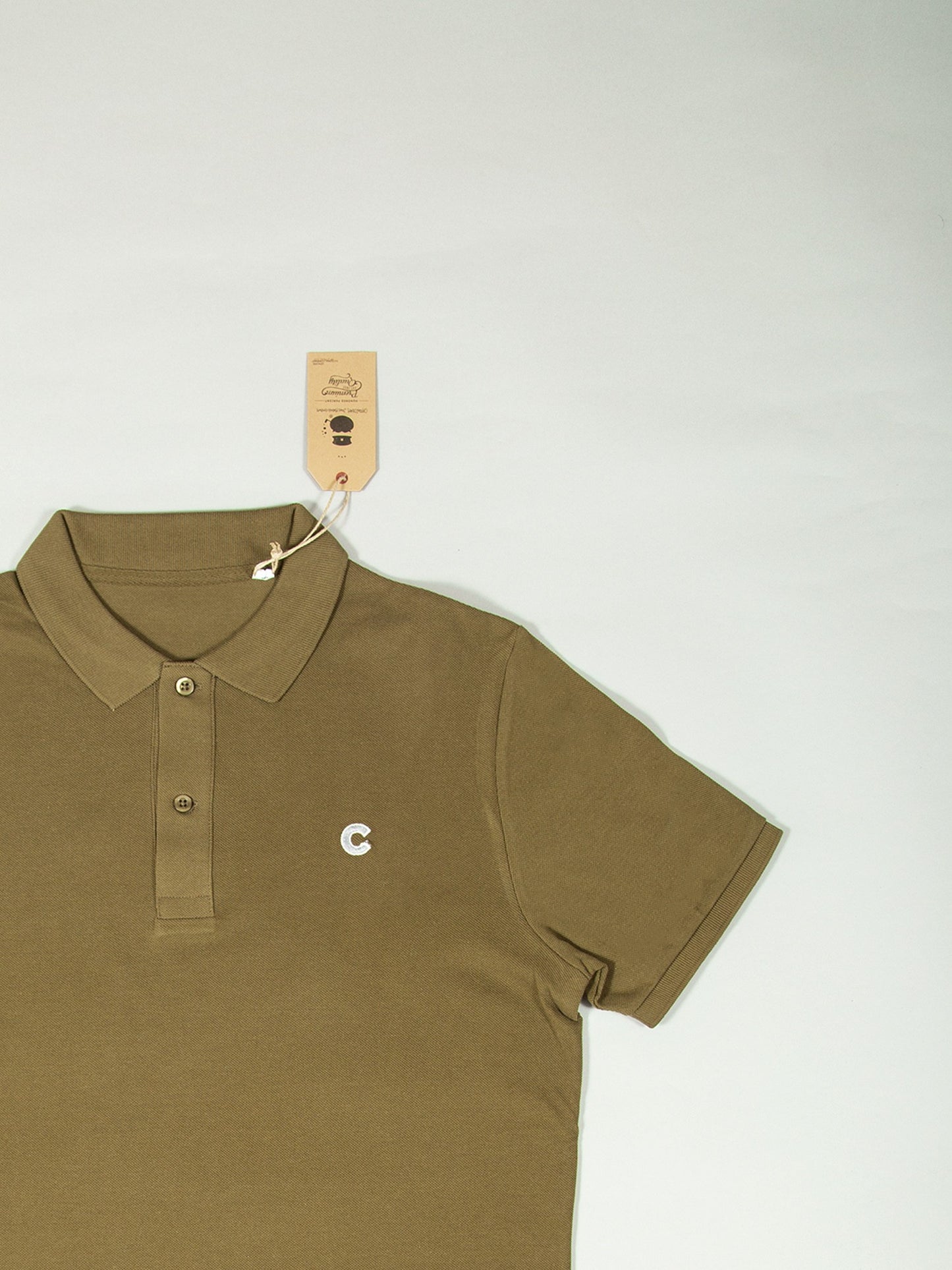 POLO CAP KHAKI ORGANIC COTTON