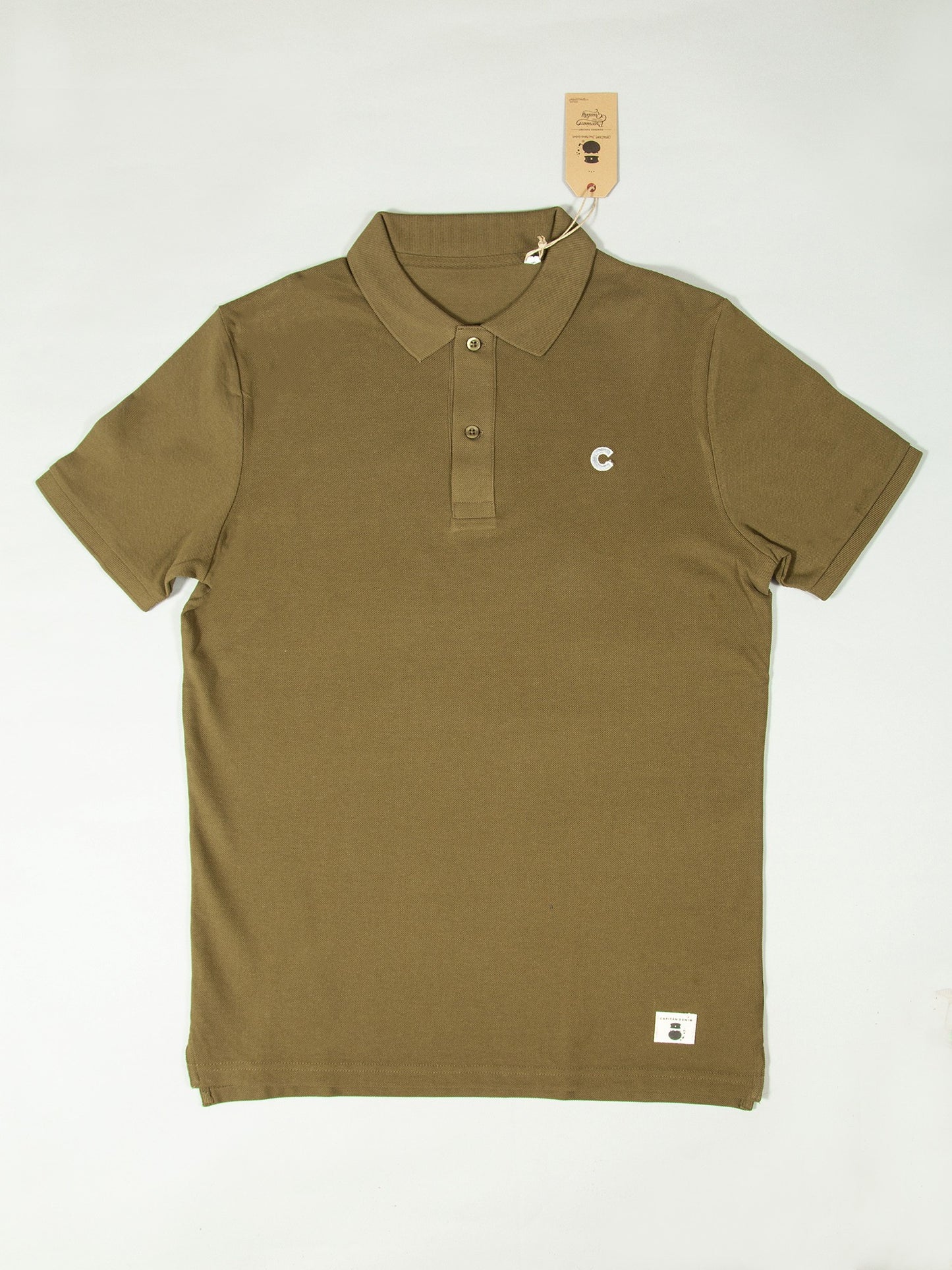 POLO CAP KHAKI ORGANIC COTTON