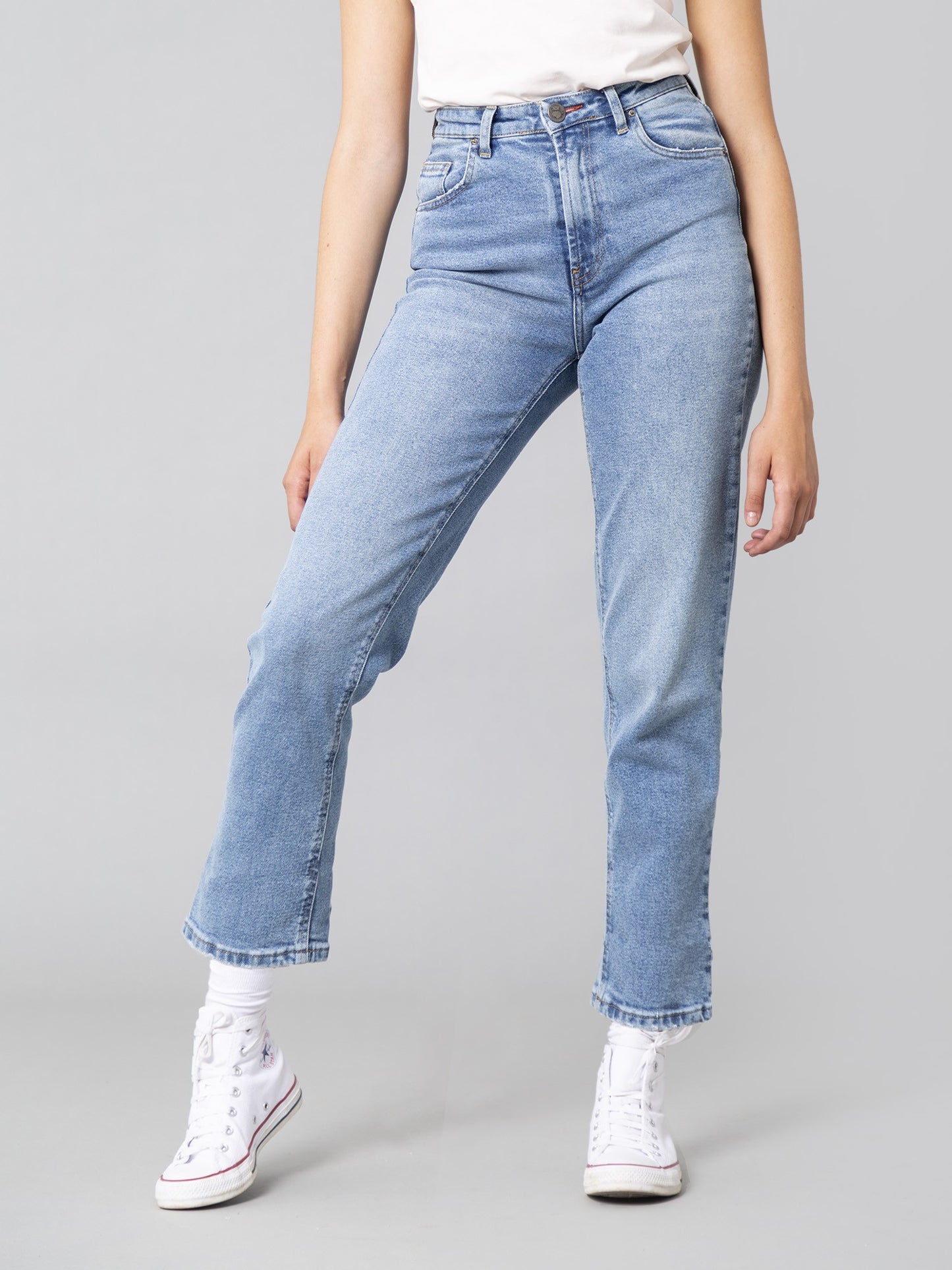 TULSA BRIGHT VINTAGE BLUE RECYCLED COTTON