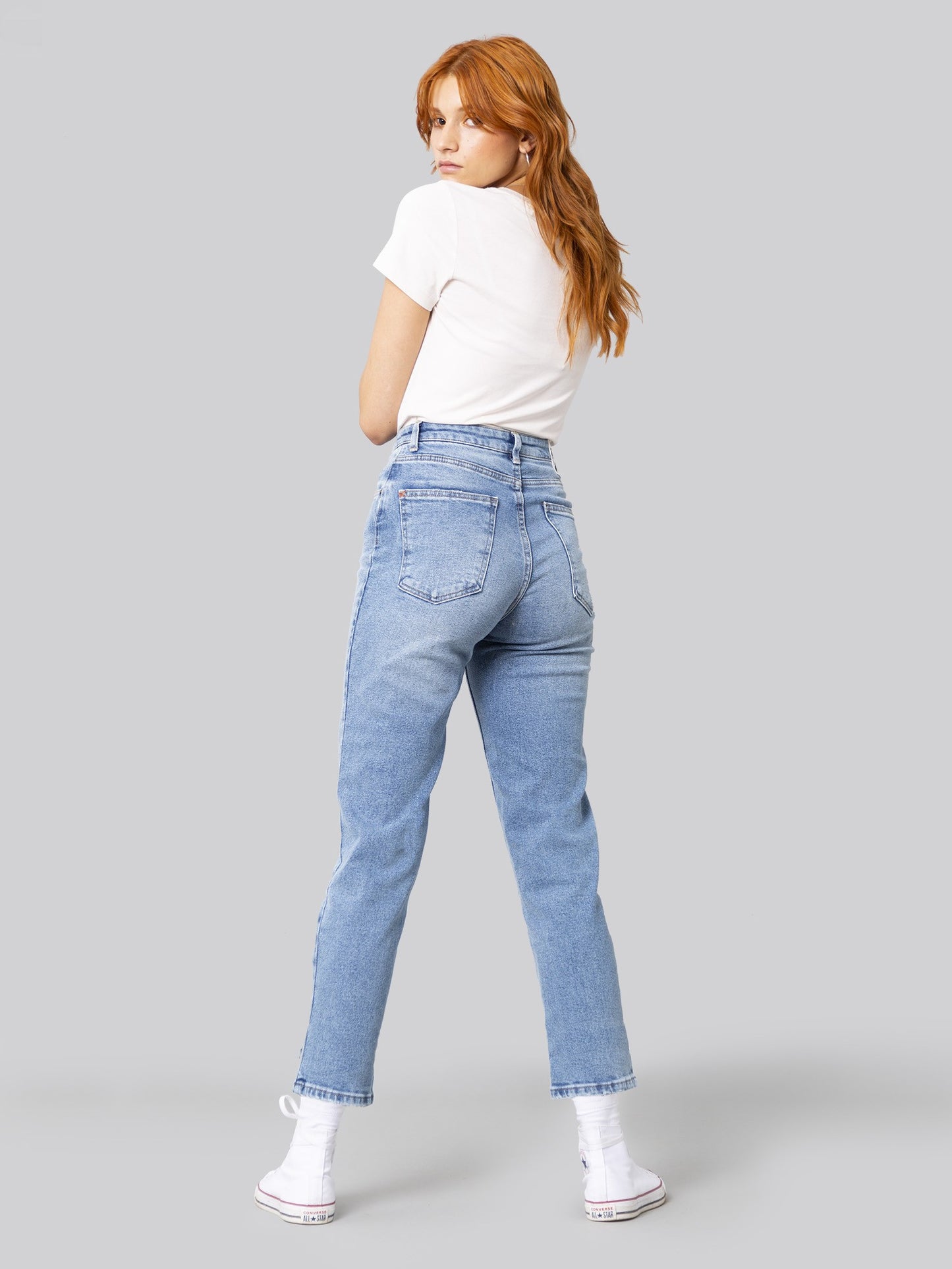 TULSA BRIGHT VINTAGE BLUE RECYCLED COTTON