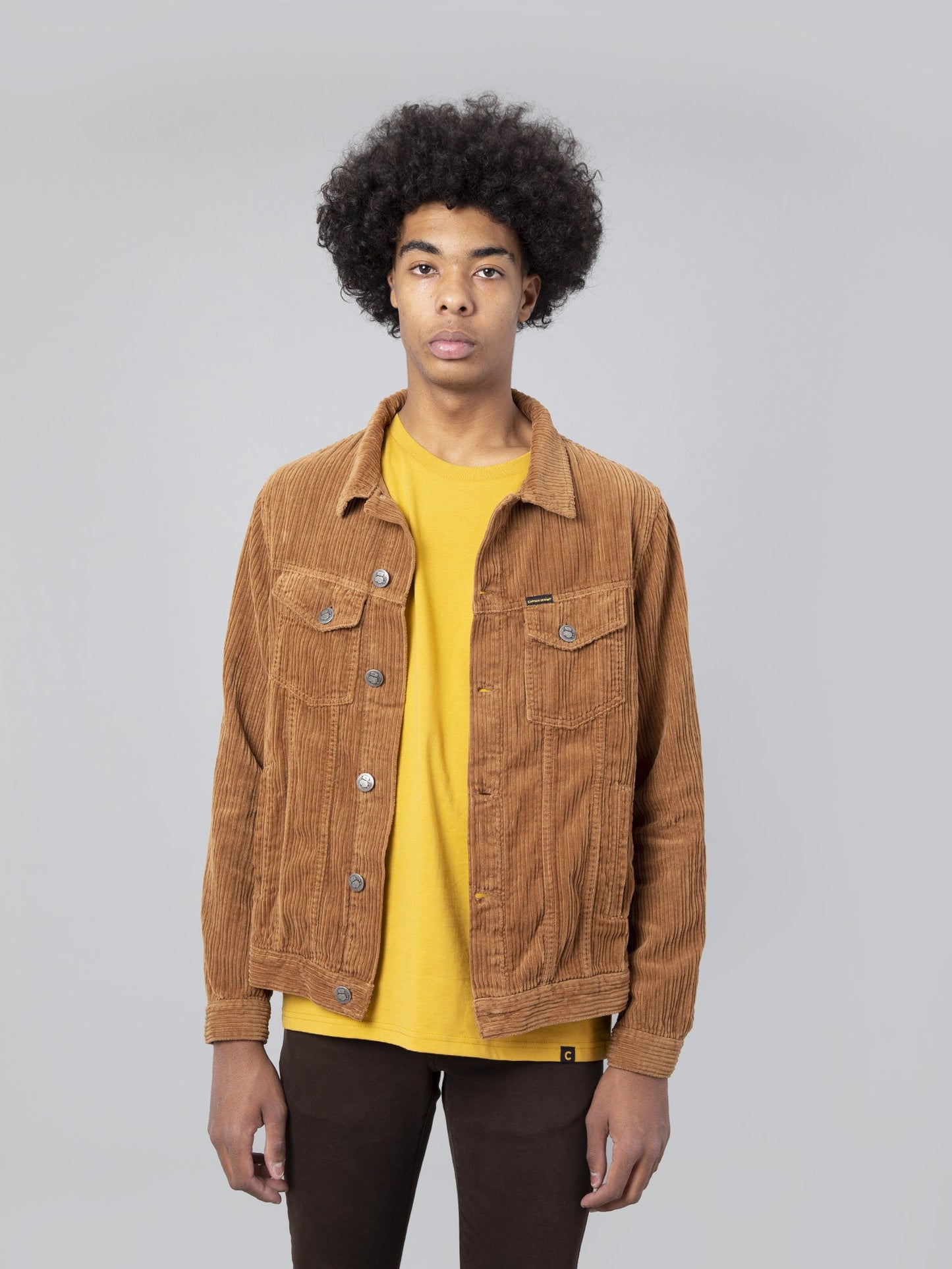 GINO CORDUROY JACKET BROWN