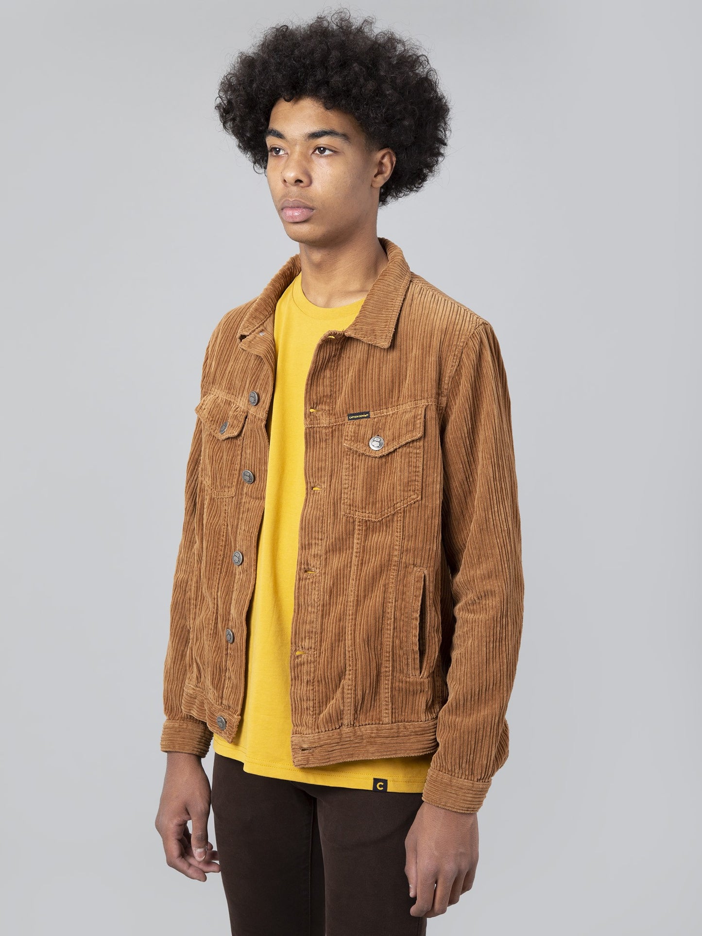 GINO CORDUROY JACKET BROWN