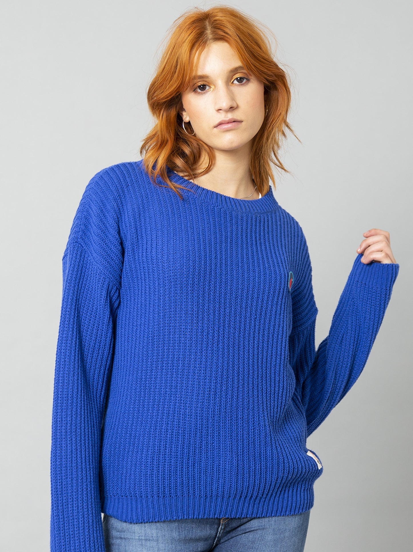 JERSEY PALLENBERG RECYCLED KLEIN BLUE